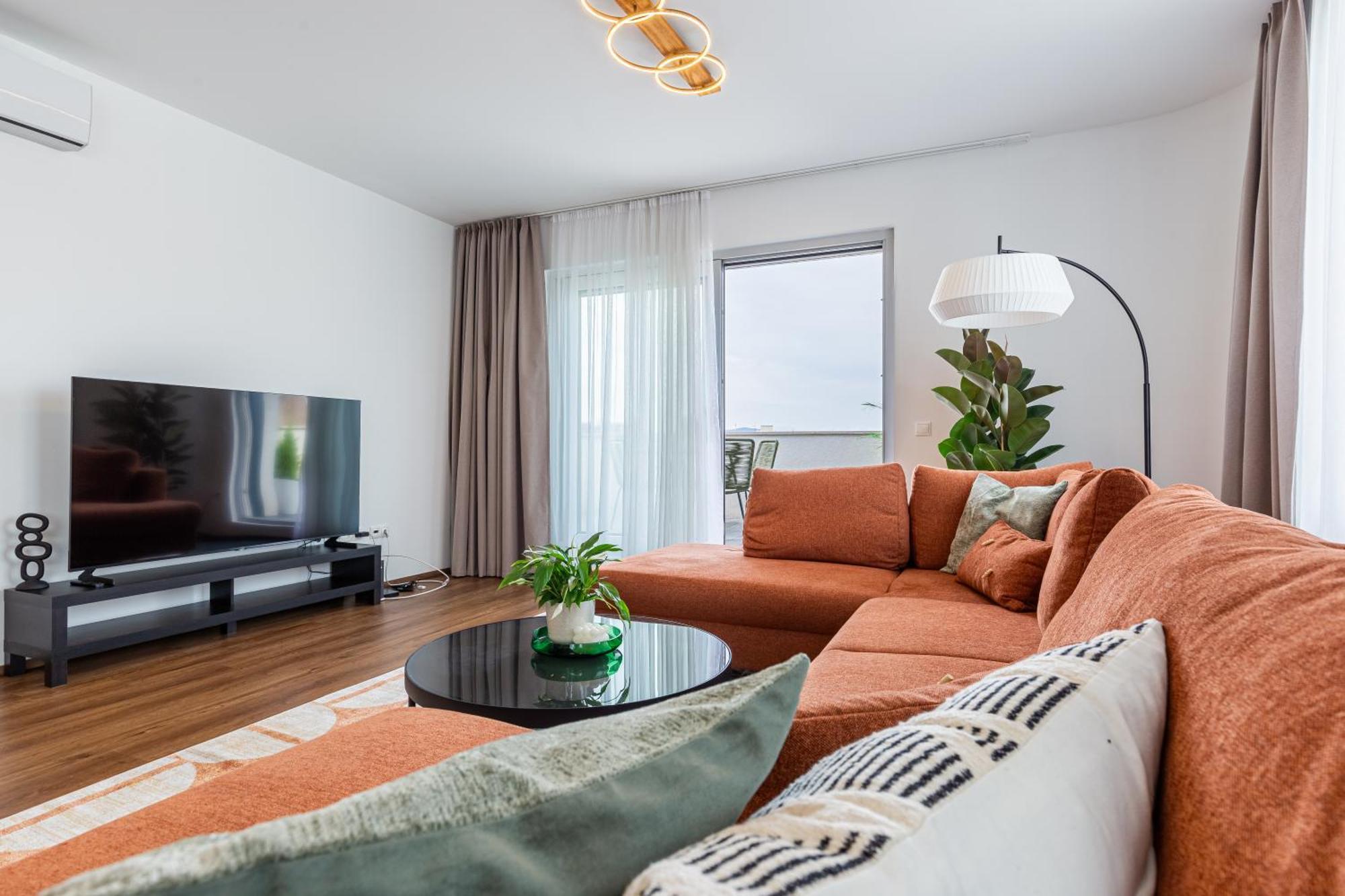 New Penthouse W Double Parking, Panoramic Balcony Budapešť