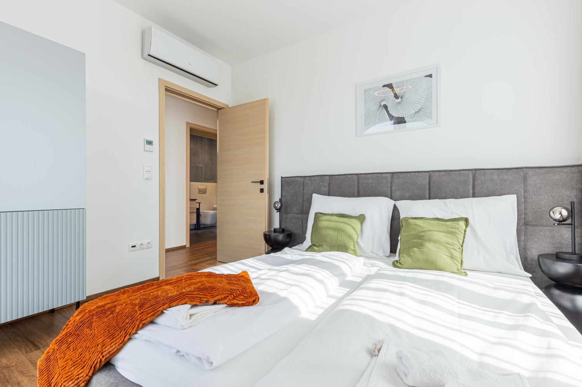 New Penthouse W Double Parking, Panoramic Balcony Budapešť