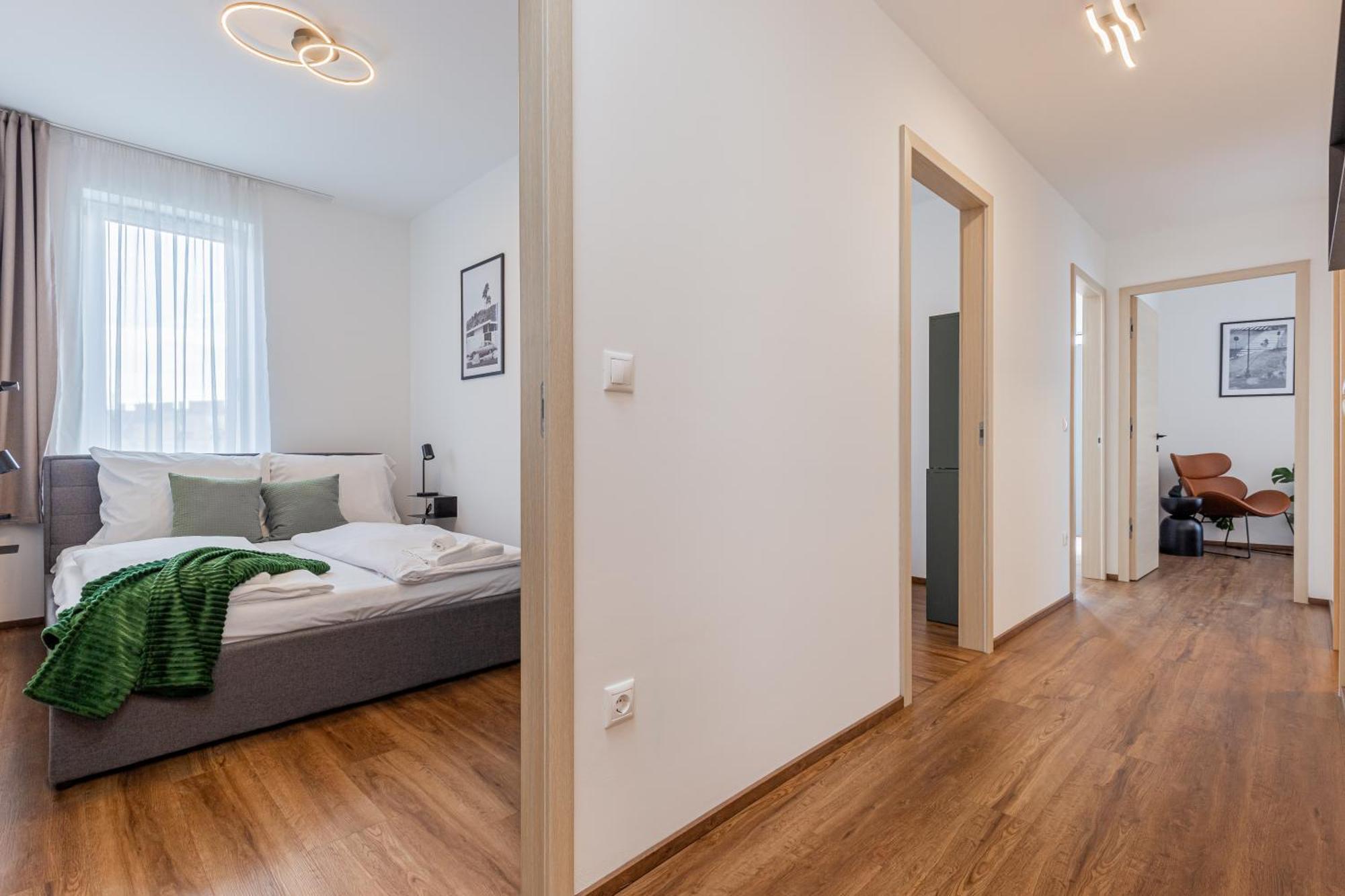 New Penthouse W Double Parking, Panoramic Balcony דירה בודפשט