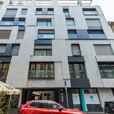 דירות בודפשט New Penthouse W Double Parking, Panoramic Balcony מראה חיצוני תמונה
